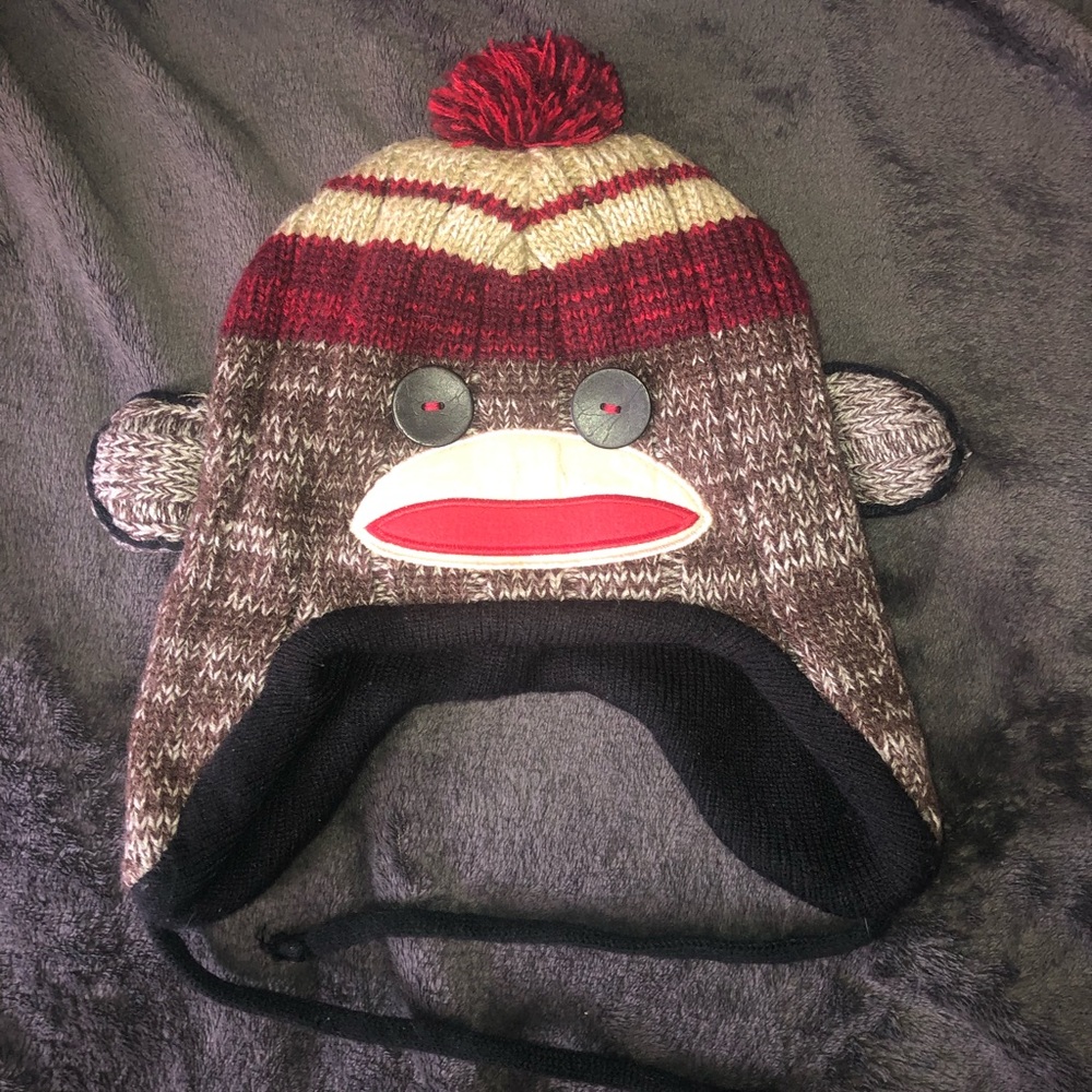 Sock Monkey winter hat